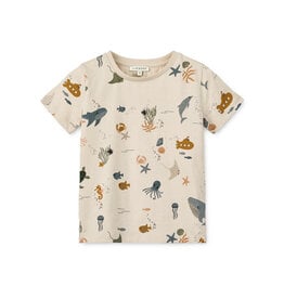 Liewood Baby T-Shirt Sea Creature / Sandy