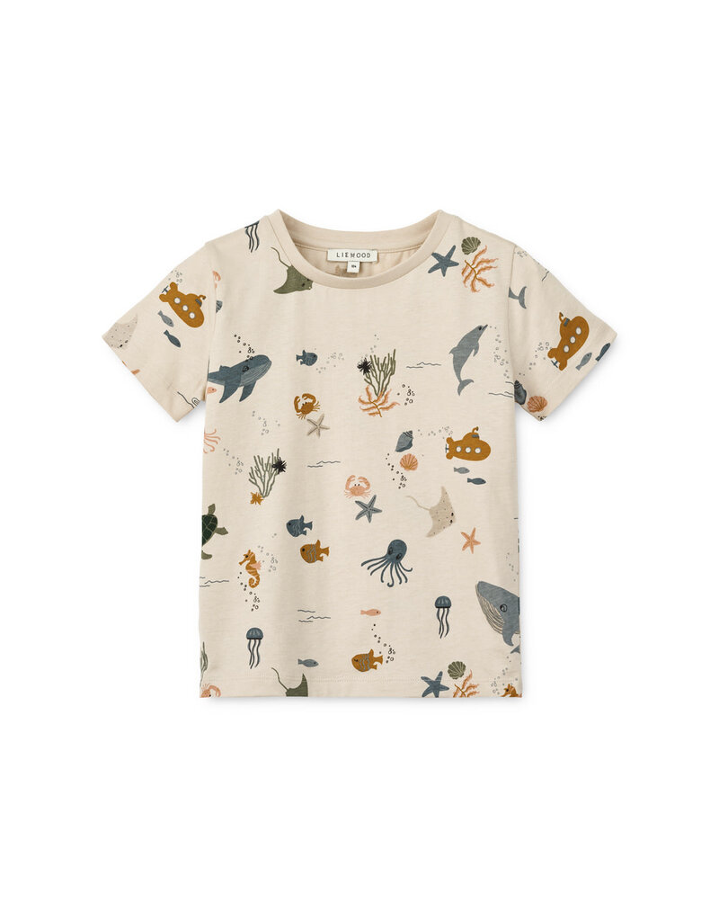 Liewood Baby T-Shirt Sea Creature / Sandy