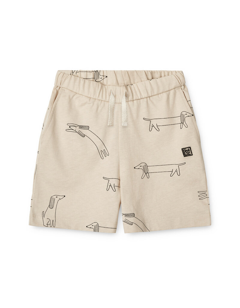Liewood Bako Baby Shorts Dogs / Sandy