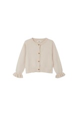 Lil' Atelier Fauci Short Knit Cardigan Sandshell Kids