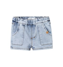 Lil' Atelier Ben Loose Denim Shorts Light Blue