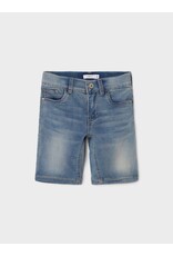 name it Theo Slim Denims Shorts Light Blue Denim