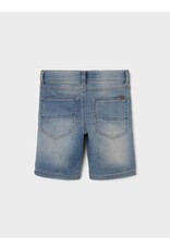 name it Theo Slim Denims Shorts Light Blue Denim