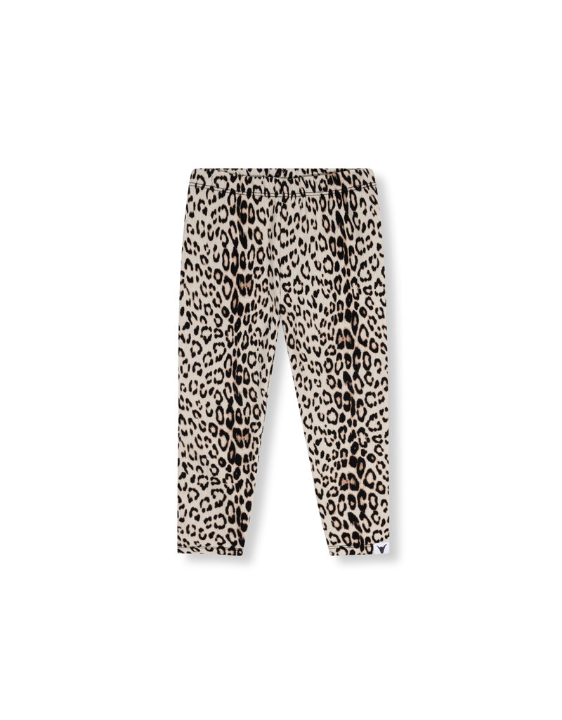 Alix the Label Baby knitted leopard legging