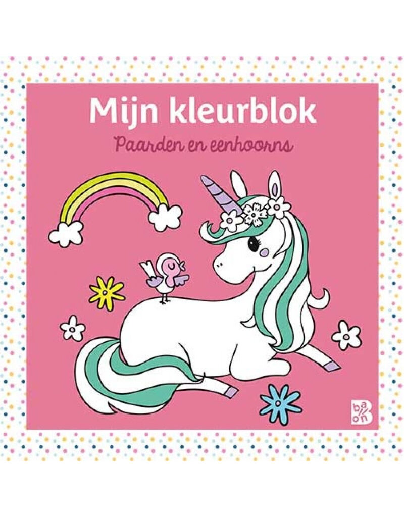 Boeken Mijn kleurblok: Paarden en eenhoorns