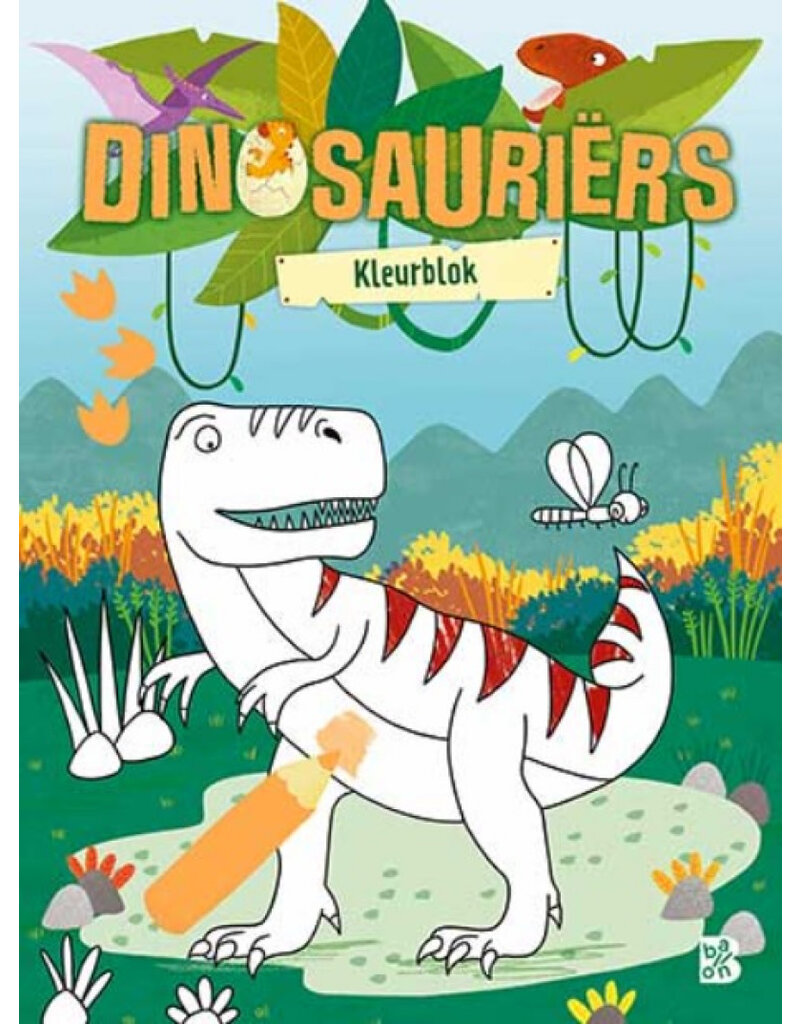 Boeken Dinosauriërs kleurblok