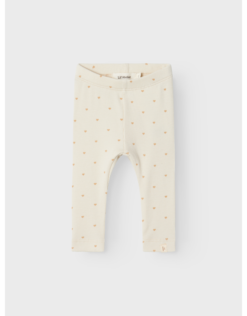 Lil' Atelier Gago Slim Legging Turtledove Heart