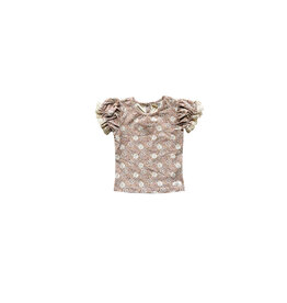 Baje Studio Liv Top AOP Flower Taupe