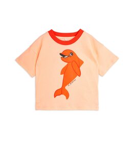 Mini Rodini Dolphin sp ss Tee Red