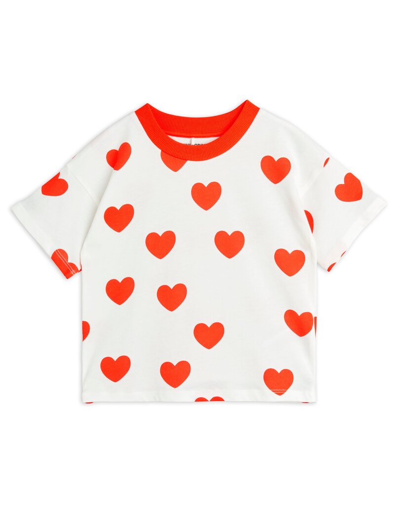 Mini Rodini Hearts aop ss Tee