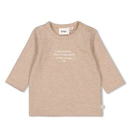 Feetje Longsleeve - The Magic is in You Taupe Melange