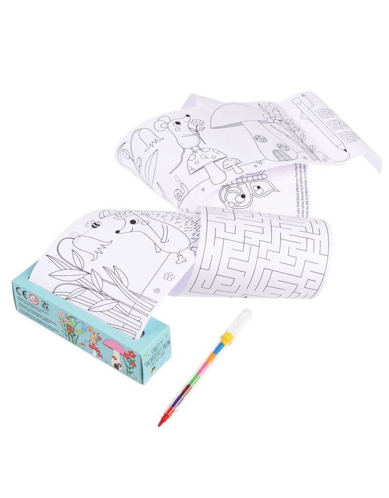 Rex London Mini Colouring and Games - Forest Friends