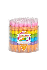 ooly Rainbow Scoops Stacking Erasable Crayons