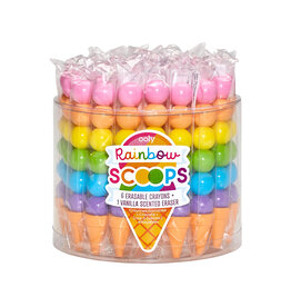 ooly Rainbow Scoops Stacking Erasable Crayons