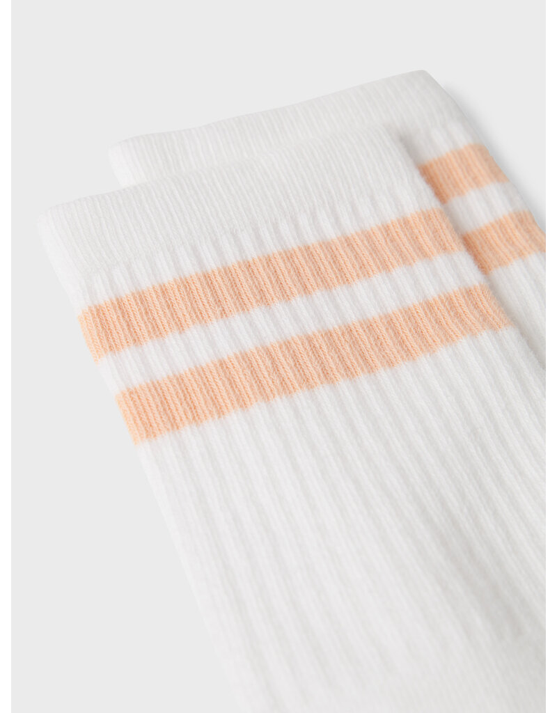 name it Jalma Socks Stripe Peach Parfait