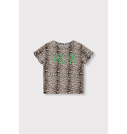 Alix the Label Kids Knitted Leopard T-shirt
