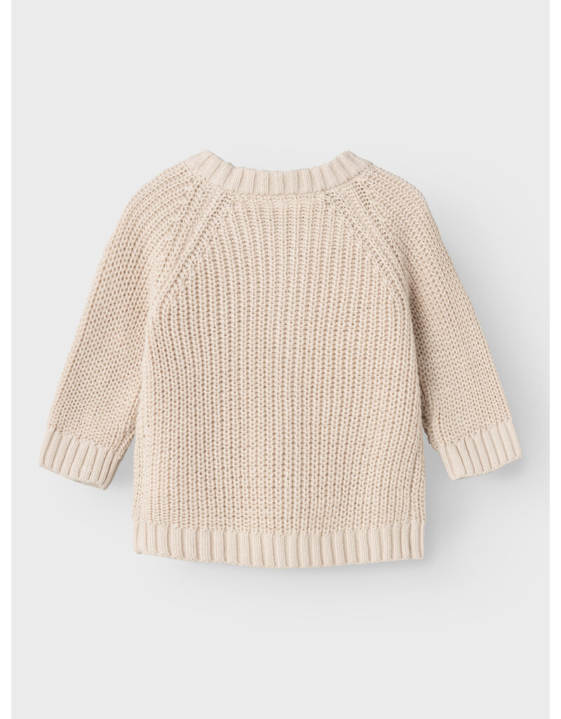 Lil' Atelier Emlen Knit Cardigan Sheer Bliss