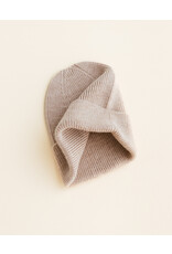 Hvid Beanie Fonzie (0-6M) Sand