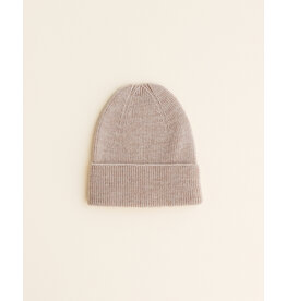 Hvid Beanie Fonzie (0-6M) Sand