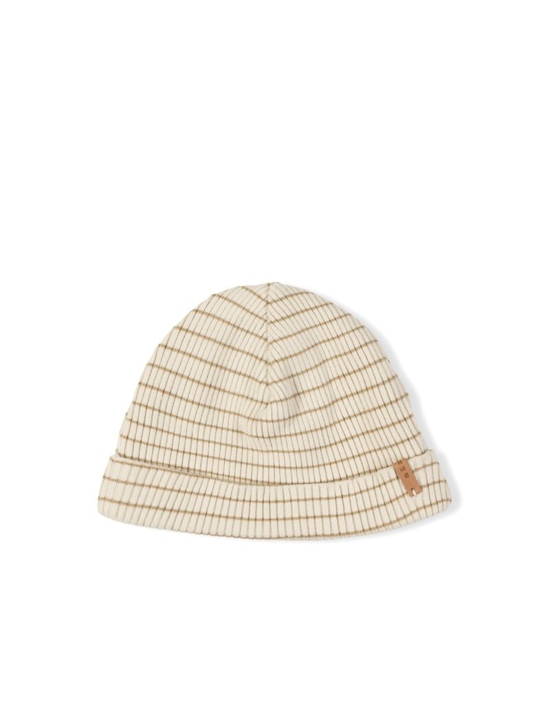Nixnut Rib Beanie Biscuit Stripe