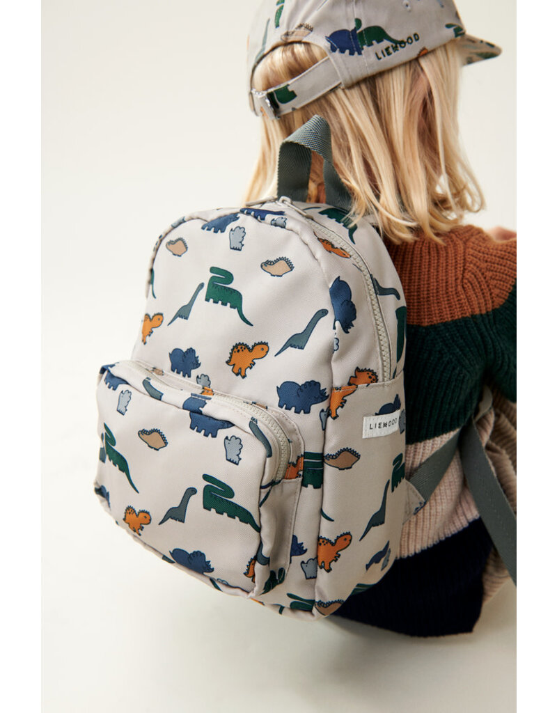 Liewood Allan Backpack Dinosaurs / Mist