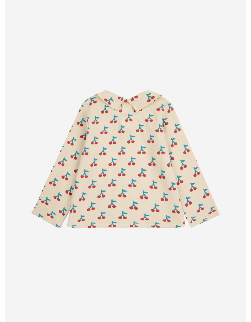 Bobo Choses Baby Cherry All Over Collar T-Shirt