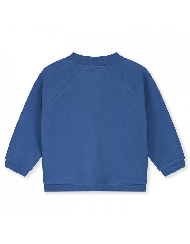 Gray Label Baby Baseball Cardigan Blue Moon