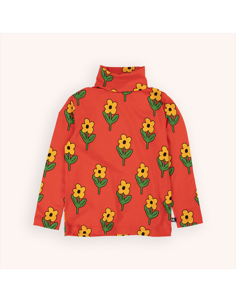 CarlijnQ Flowers - Turtleneck Longsleeve Ruffled