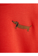 Mini Rodini Dog emb Sweatshirt Red