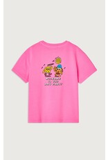 American Vintage Fizvalley T-Shirt Rose Fluo Print