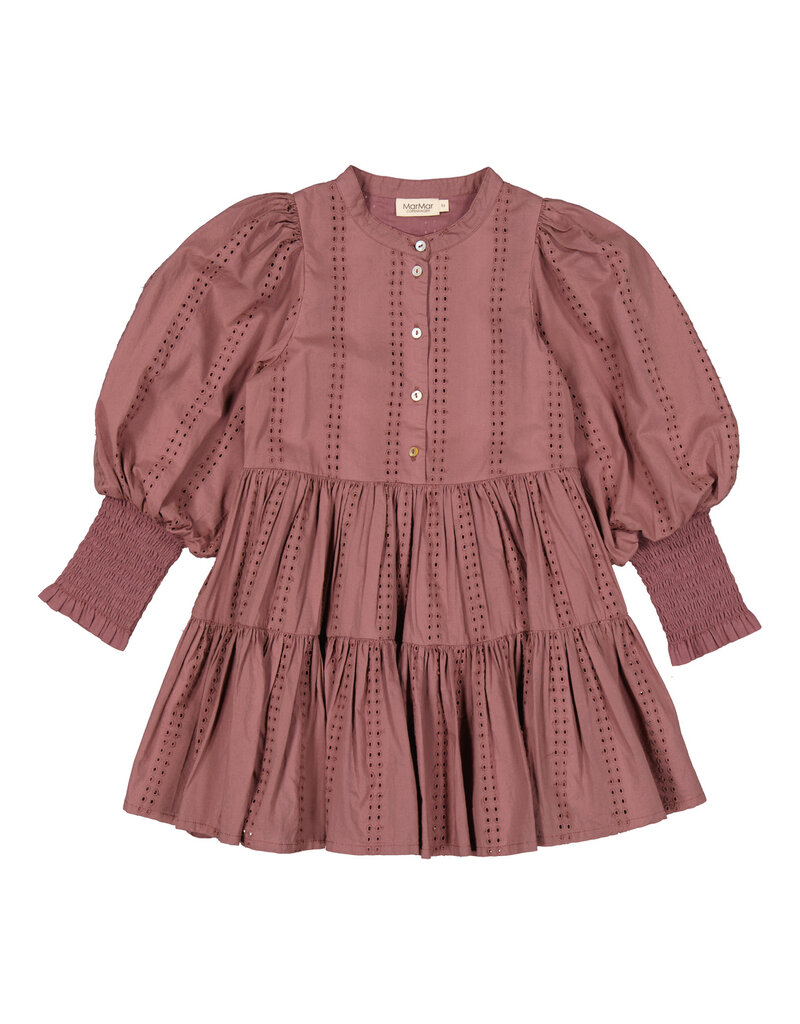 MarMar Copenhagen Dela Broderie Anglaise Dress Dusty Grape