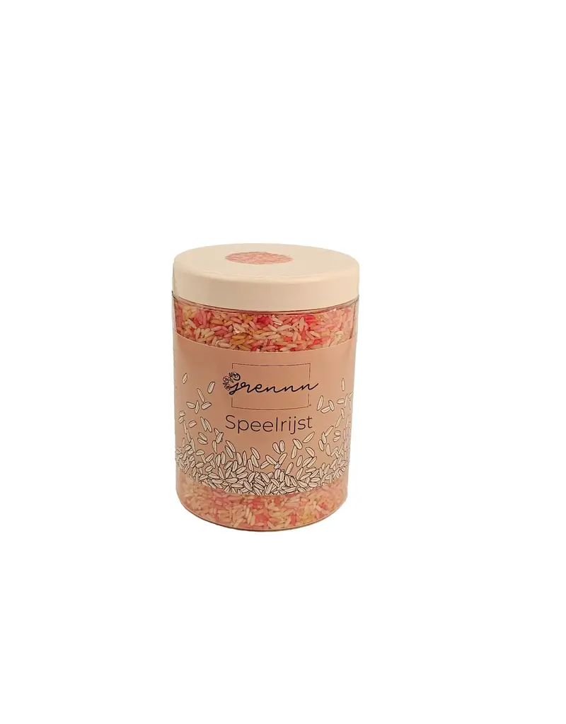 Grennn Speelrijst Pink Flower Mix 750 gram
