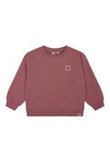 Daily Seven Sweater Oversized Backprint Barn Bordeaux