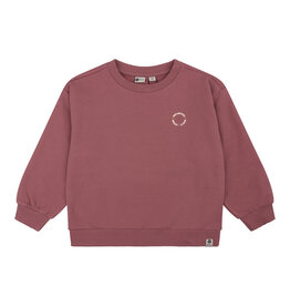 Daily Seven Sweater Oversized Backprint Barn Bordeaux