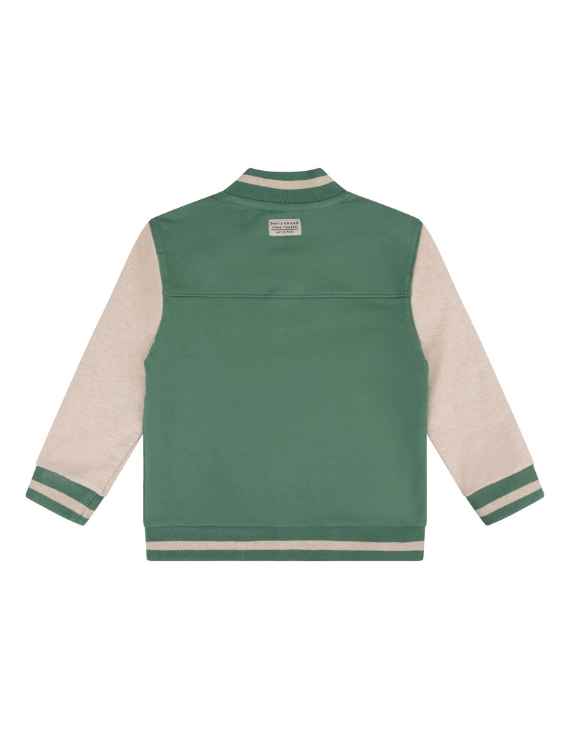 Daily Seven Oversized Bomber Jacket Slate Green