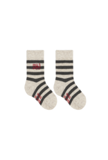 House of Jamie Ankle Socks - Granite Stripes