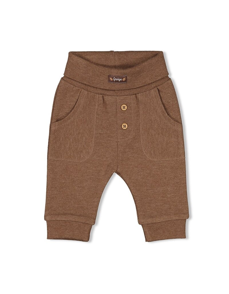 Feetje Acorn - Broek Rib Bruin Melange