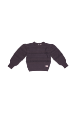 Baje Studio Nine Knitted Pullover Structure Purple Vintage