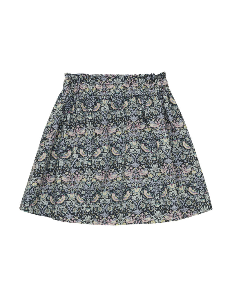 Huttelihut Skirt in Liberty Fabric Dark Navy