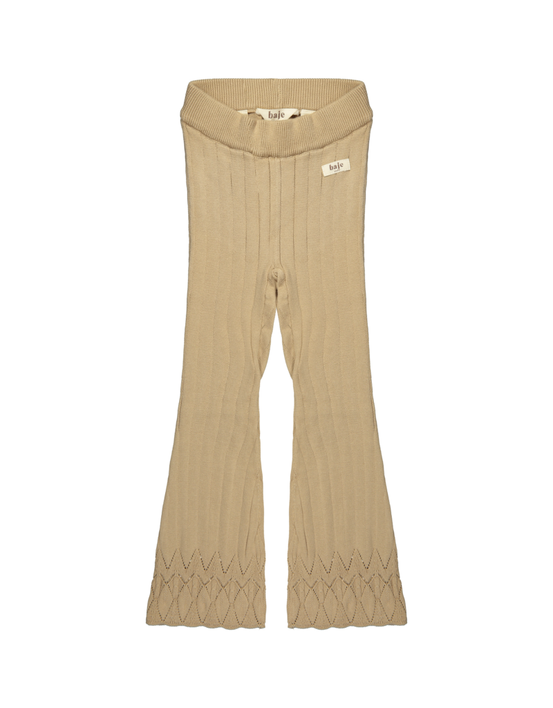 Baje Studio Mary Knitted Ajour Flare Peanut