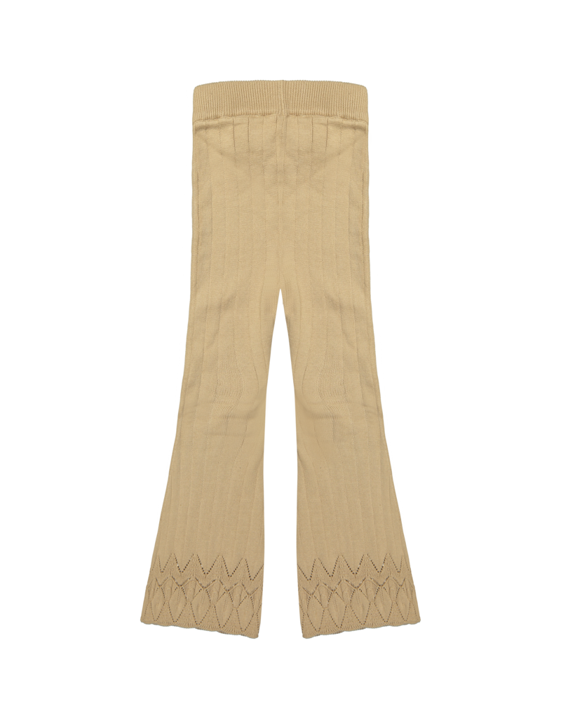 Baje Studio Mary Knitted Ajour Flare Peanut