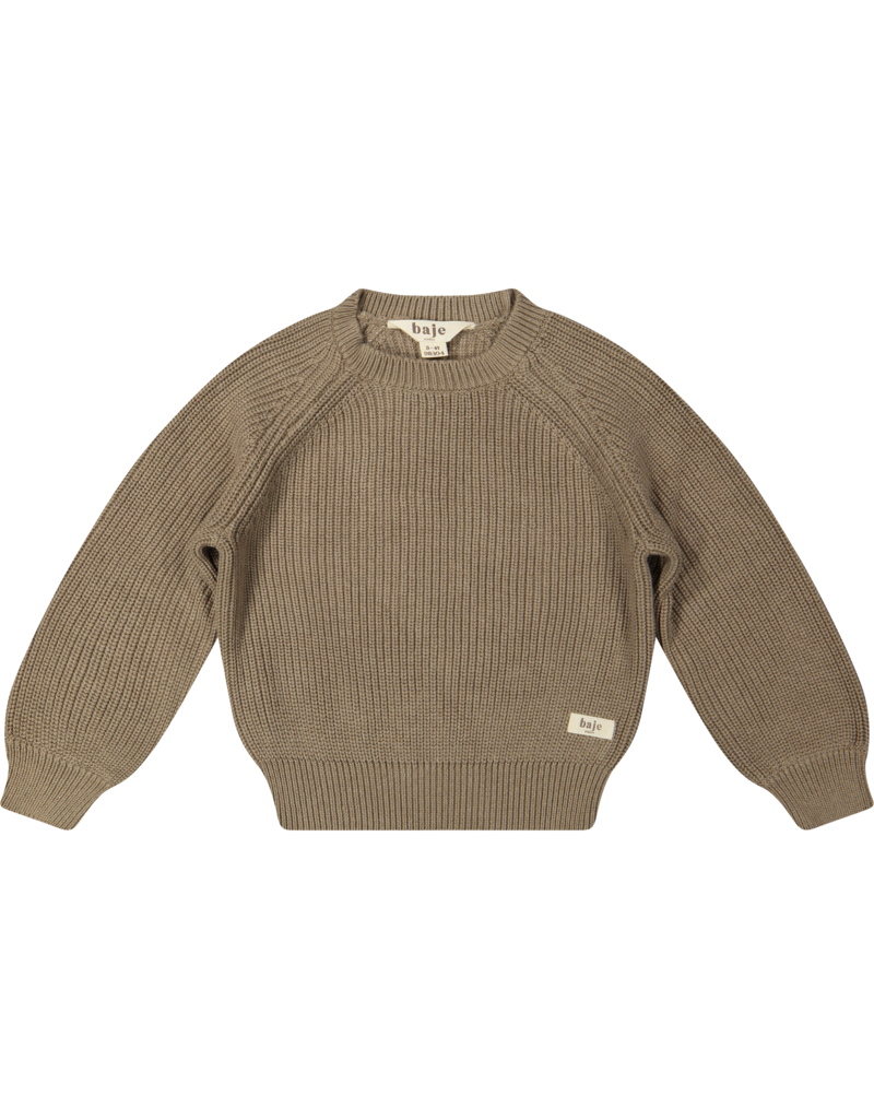 Baje Studio Harrow Knitted Pullover Taupe