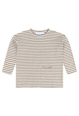 Mingo Longsleeve Oversized Greige Stripe