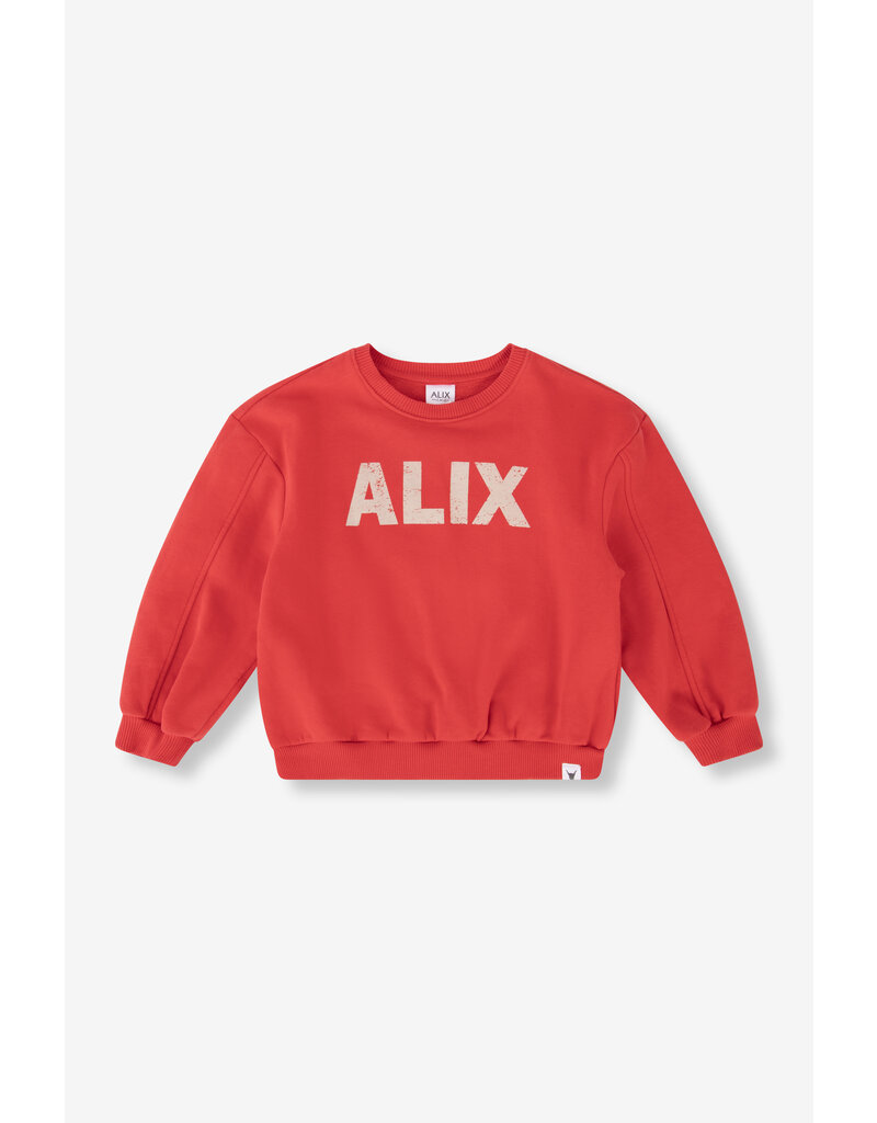 Alix the Label Knitted Alix Sweater Bright Red