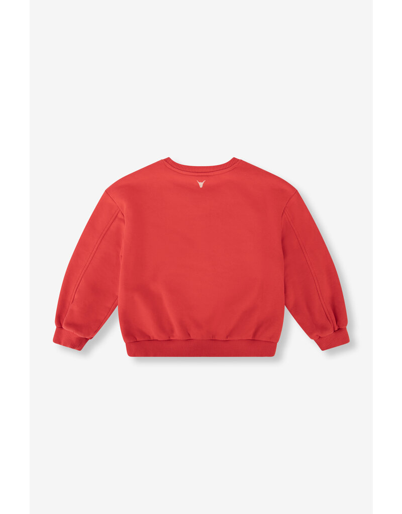 Alix the Label Knitted Alix Sweater Bright Red