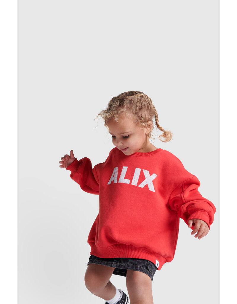 Alix the Label Knitted Alix Sweater Bright Red