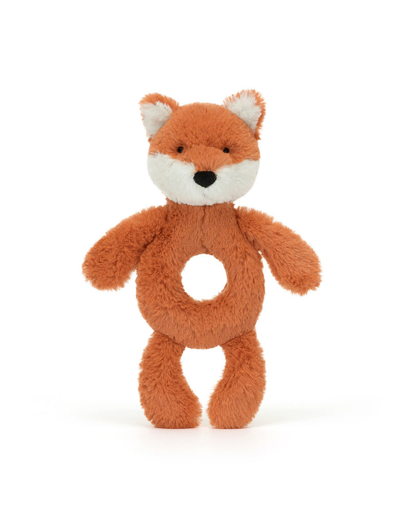 Jellycat Bashful Fox Cub Ring Rattle