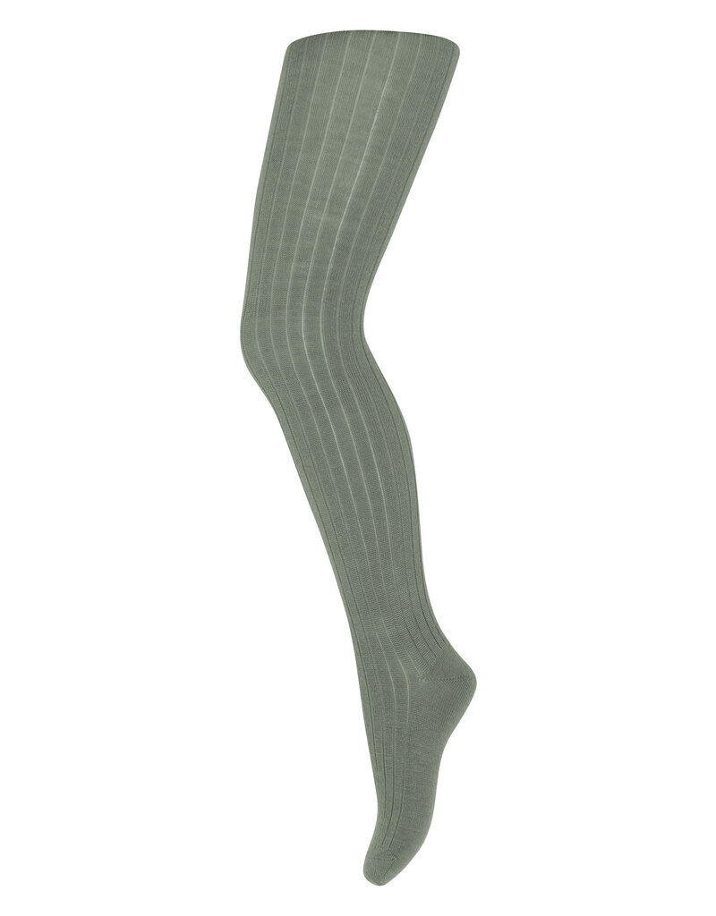 mp Denmark Wool Rib Tights Lily Pad 115