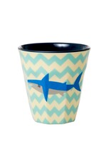 Rice Melamine Cup with Shark Print - Medium - 250 ml