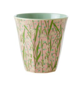 Rice Melamine Cup with New Snowdrop Print - Medium - 250 ml